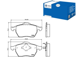Klocki Hamulcowe Hella Pagid 7m0698151a 7m0698151