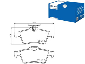Klocki Hamulcowe Hella Pagid 4254a8 Pad1818 130460