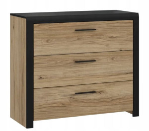 Komoda 3 szuflady Dalate DQLK211-M265 Forte+Gratis