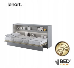 Półkotapczan 90x200 Bed Concept BC-06 Szary