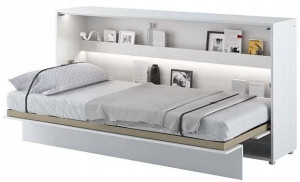 Półkotapczan 90x200 Bed Concept BC-06 Biały Mat