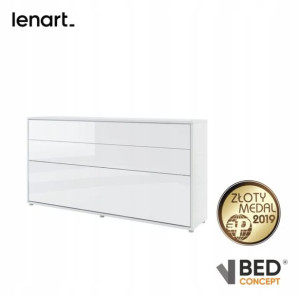 Półkotapczan 90x200 Bed Concept BC-06 Biały Poł