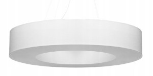 Żyrandol Lampa Wisząca SATURNO 90 Biały E27 LED