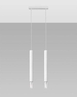 Lampa wisząca WEZYR 2 biała