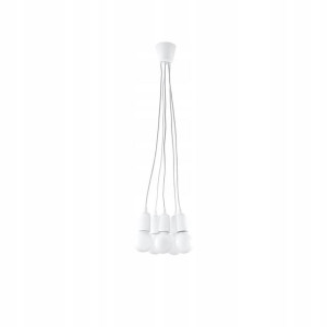 Lampa wisząca DIEGO 5 biała