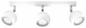 Regulowany Plafon OCULARE 3 Biały Lampa LED SOLLUX