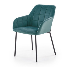 Krzesło Wypoczynkowe K305 Tkanina Velvet Zielony
