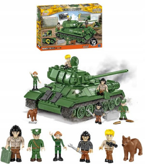 Klocki Cobi 2524 Czołg Rudy 102 T-34-85 Limitowany