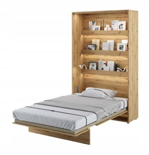Półkotapczan 120x200 Bed Concept BC-02 Dąb Artisan