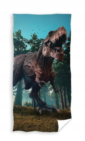Ręcznik Bawełniany 70x140 Dinozaur T-Rex Dino