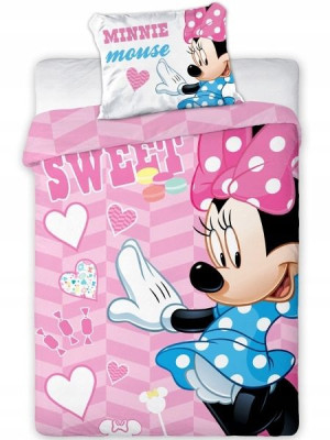 Pościel 120x90 Dziecięca Myszka Minnie Mini Miki