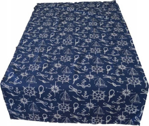 Bieżnik Obrus 60x160 Bawełniany Kotwice Marynarski