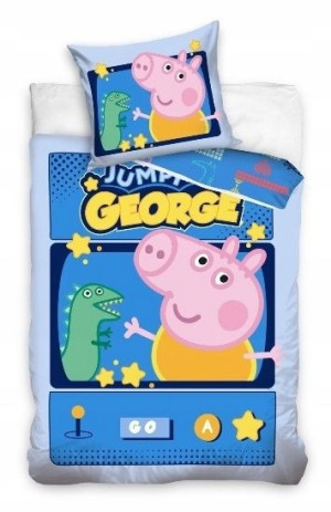 Pościel 160x200 Dziecięca Świnka Peppa Pig George