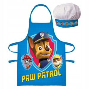 Fartuch Fartuszek Dziecięcy Psi Patrol Paw Czapka