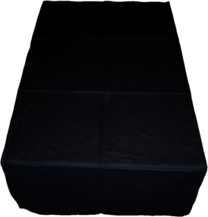 Bieżnik Obrus 40x140 Bawełniany Czarny Czerń Black