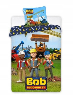 Pościel 160x200 Dziecięca Bob Budowniczy Builder