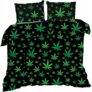 Pościel 160x200 Młodzieżowa Marihuana Trawka Zioło