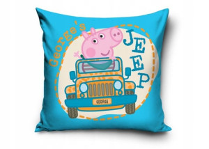 Świnka Peppa Pig Poduszka z Poszewką 40x40 George