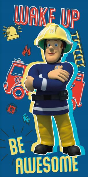 Ręcznik Bawełniany 70x140 Strażak Sam Fireman Fire