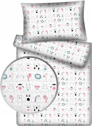 Pościel 100x160 Bawełniana Flaming Zwierzęta Koala