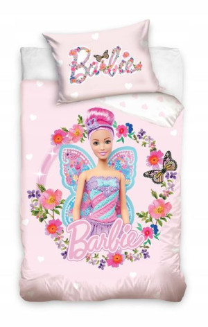Pościel Dziecięca 120x90 Lalka Barbie Do Łóżeczka
