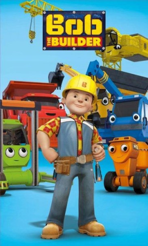 Ręcznik Do Przedszkola 30x50 Imię Haft Bob Budowa