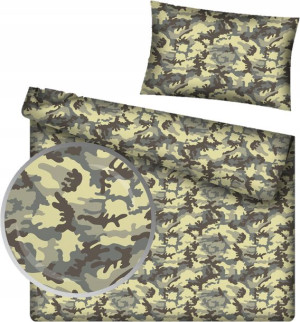 Pościel 140x200 Młodzieżowa Moro Wojskowa Military