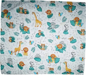 Poszewka na Poduszkę 70x80 Lemur Ptak Słoń Lew Lwy
