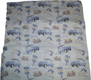 Tkanina Bawełniana Pościelowa Fiat Auta Włochy Car