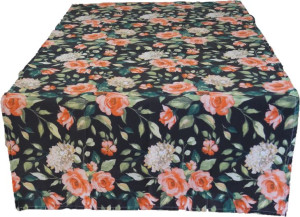 Bieżnik Obrus 60x120 Bawełniany Kwiaty Kwiaty Róże