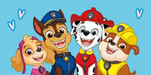 Ręcznik Plażowy 70x140 Psi Patrol Paw Pieski Psy