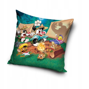 Looney Tunes Zwariowane Poduszka z Poszewką 40x40