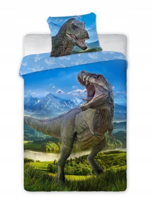 Pościel Młodzieżowa 140x200 Dinozaury Dino T-Rex