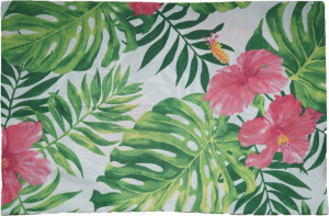 Poszewka na Poduszkę 40x60 Monstera Liście Kwiaty