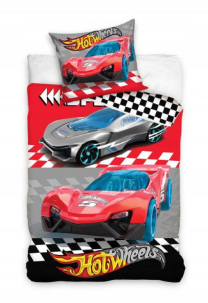 Hot Wheels Pościel 160x200 Resoraki Bawełniana Car