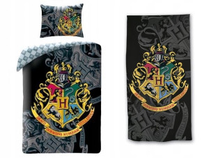 Pościel 140x200 Harry Potter Ręcznik 70x140 Zestaw