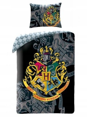 Pościel 140x200 Bawełniana Harry Potter Hogwarts