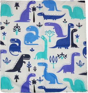Poszewka na Poduszkę 50x50 Dino Dinusie Dinozaury