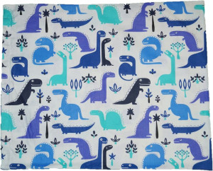 Bawełniana Poszewka 50x60 Dino Dinozaury Dinusie