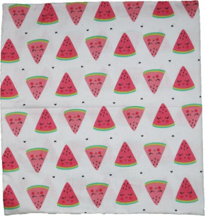 Bawełniana Poszewka 50x50 Arbuzy Watermelon Owoce