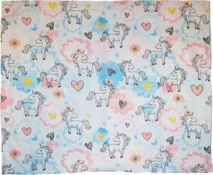 Bawełniana Poszewka 50x60 Jednorożce Unicorn Konie