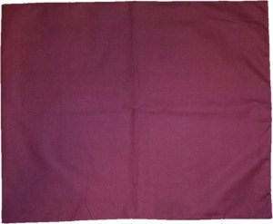 Bawełniana Poszewka 50x60 Jednobarwna Bordo Bordow
