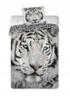 Pościel 160x200 Bawełniana Tygrys Tiger Jungla