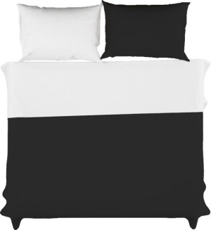 Pościel 120x160 Dziecięca Czarno Biała Czarna Biel