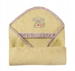 Okrycie Kąpielowe Bambusowe Bambus 100x100 Poncho