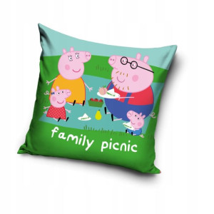 Świnka Peppa Pig Poszewka na Poduszkę 40x40 Jasiek