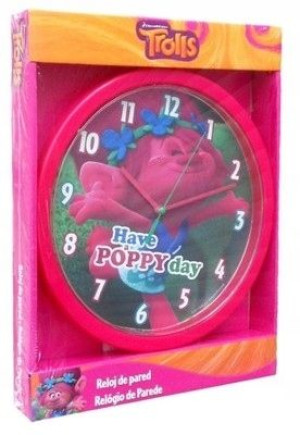 Zegar Ścienny Dziecięcy Trolle Trolls Poppy Trol
