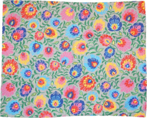 Bawełniana Poszewka 50x60 Folk Łowicz Łowicka 50