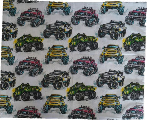 Bawełniana Poszewka 50x60 Jeep monster Truck Auta