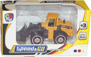 Resorak Zabawka Maszyna Metalowy Auto Spychacz